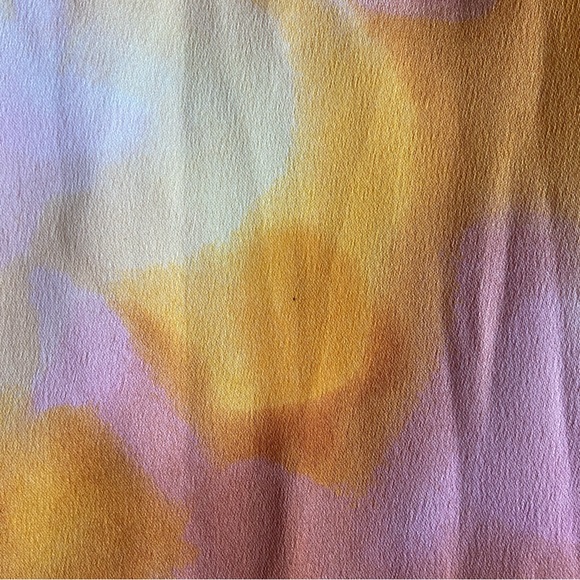 Marc New York Andrew Marc Satin Retro Print A-Line Maxi Skirt With Front Slit - Picture 8 of 10